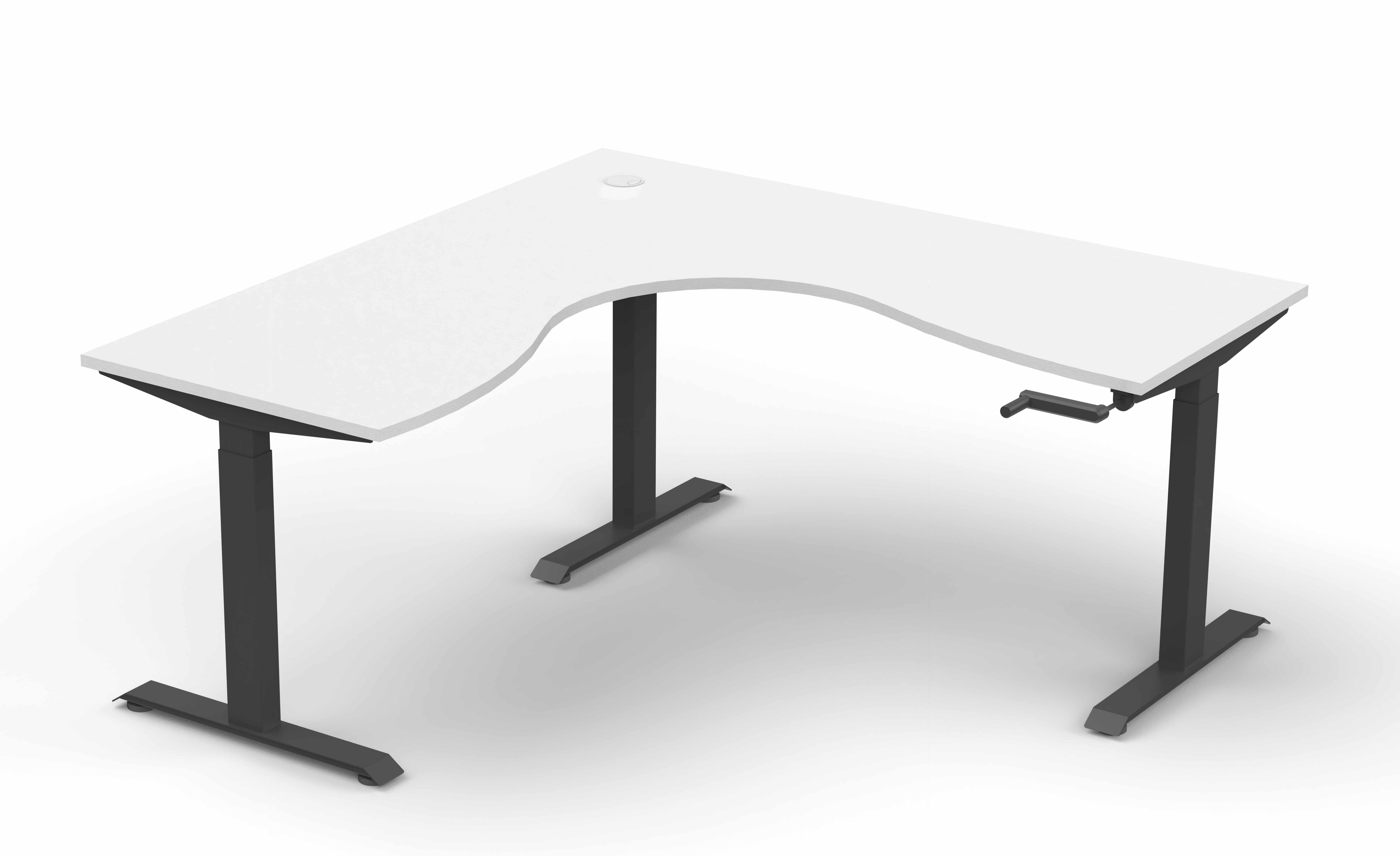 Boost Crank Height Adjustable Corner Desk - 1800x1500 NWBS